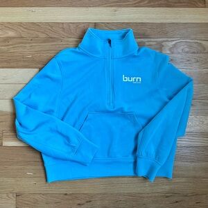 LIKE NEW Burn Boot Camp Blue Half-Zip Pullover